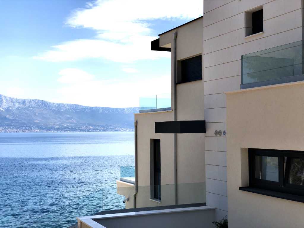 Apartments Luxury seafront villa A D Ciovo Slatine Apartments Croatia